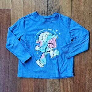 Disney Jumping Beans Buzz Lightyear Long Sleeve Jersey Size 5T